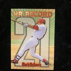 Mark McGwire [#21] #220 Baseball Cards 1999 Topps Home Run Record Prices