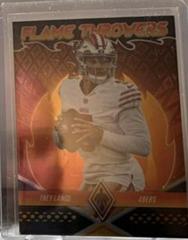Trey Lance [Black] #FT-6 Football Cards 2022 Panini Phoenix Flame Throwers Prices