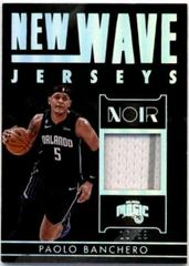 Paolo Banchero #NWJ-PBC Basketball Cards 2022 Panini Noir New Wave Jerseys Prices