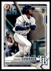 Xavier Edwards #BP-101 Baseball Cards 2021 Bowman Paper Prospects Prices