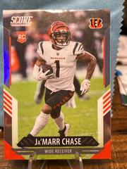 Ja'Marr Chase [Silver] #412 Football Cards 2021 Panini Chronicles Score Update Rookies Prices