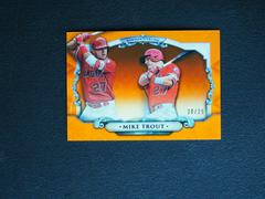 Mike Trout [Orange Refractor] Baseball Cards 2018 Bowman Chrome Sterling Continuity Prices