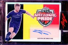 Kevin De Bruyne [Prismatic Orange] #NP-KDB Soccer Cards 2022 Leaf Metal National Pride Autographs Prices