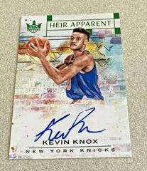 Kevin Knox Basketball Cards 2018 Panini Court Kings Heir Apparent Autographs Prices
