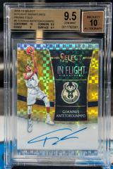 Giannis Antetokounmpo Basketball Cards 2018 Panini Select in Flight Signatures Prices