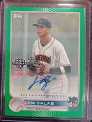 Jose Salas [Autograph Green] #PD-197 Baseball Cards 2022 Topps Pro Debut Prices