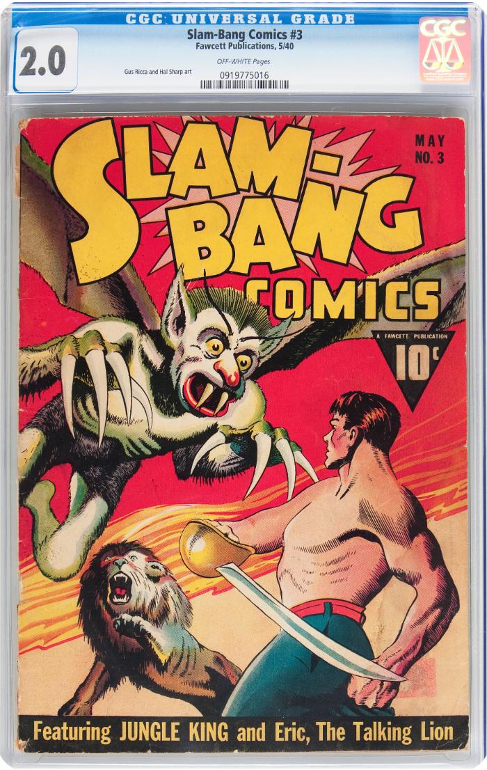 Slam-Bang Comics #3 (1940) Comic Books Slam Bang Comics