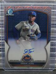 Simon Juan #BCMA-SJN Baseball Cards 2023 Bowman Chrome Prospect Mega Box Autographs Prices