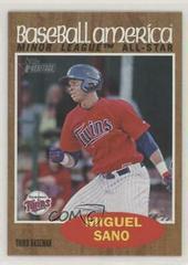 Miguel Sano #234 Baseball Cards 2011 Topps Heritage Minor League Edition Prices