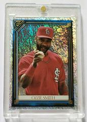 Ozzie Smith [Blue Pattern] #105 Baseball Cards 2021 Topps Gallery Prices