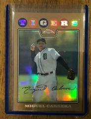 Miguel Cabrera [Copper Refractor] #5 Baseball Cards 2008 Topps Chrome Prices