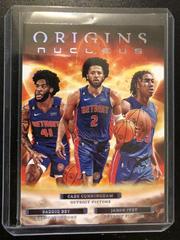 Saddiq Bey, Cade Cunningham, Jaden Ivey #6 Basketball Cards 2022 Panini Origins Nucleus Prices