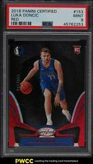 Luka Doncic [Red] #153 Basketball Cards 2018 Panini Certified Prices