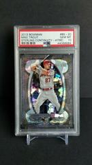 Mike Trout [Atomic] #BS-20 Baseball Cards 2019 Bowman Sterling Continuity Prices