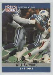 William White #104 Football Cards 1990 Pro Set FACT Cincinnati Prices