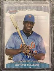 Lastings Milledge [Autograph] #BB-LM Baseball Cards 2004 Bowman's Best Prices