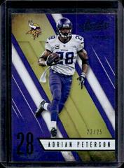 Adrian Peterson [Spectrum Green] #65 Football Cards 2016 Panini Absolute Prices
