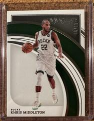 Khris Middleton Basketball Cards 2021 Panini Immaculate Collection Prices