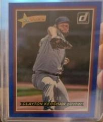Clayton Kershaw [Blue] Baseball Cards 2018 Panini Donruss All Stars Prices