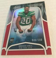 Breece Hall [Spectrum Red] #INT-12 Football Cards 2022 Panini Absolute Introductions Prices