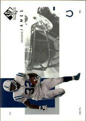 Edgerrin James #40 Football Cards 2001 SP Authentic Prices