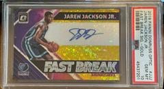Jaren Jackson Jr. [Gold] #JJJ Basketball Cards 2018 Panini Donruss Optic Fast Break Signatures Prices