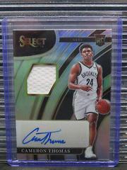Cameron Thomas #RJ-CTH Basketball Cards 2021 Panini Select Rookie Jersey Autographs Prices