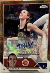 Amanda Muse [Orange Basketball] #CA-AM Basketball Cards 2023 Topps Chrome McDonald's All American Autographs Prices