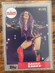 Sasha Banks [Silver] Wrestling Cards 2017 Topps WWE Heritage Prices