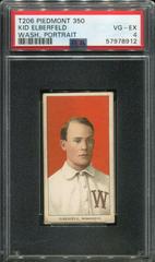 Kid Elberfeld [Portrait] #NNO Baseball Cards 1909 T206 Piedmont 350 Prices