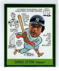 Derek Jeter [Mini Green Back] Baseball Cards 2009 Upper Deck Goudey Prices