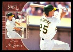 Mark McGwire Baseball Cards 1996 Select Prices