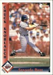 Chuck Knoblauch #172 Baseball Cards 1993 Pacific Spanish Prices