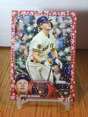 Joey Wiemer [Red] #H101 Baseball Cards 2023 Topps Holiday Prices