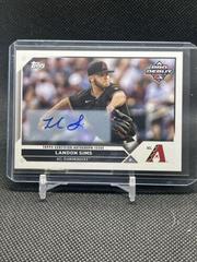 Landon Sims [Autograph] #PD-100 Baseball Cards 2023 Topps Pro Debut Prices