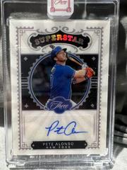 Pete Alonso [Silver] #SS-PA Baseball Cards 2022 Panini Three and Two Superstar Signatures Prices