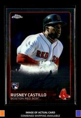 Rusney Castillo [Refractor] #AR-RC Baseball Cards 2015 Topps Chrome Autograph Rookies Prices