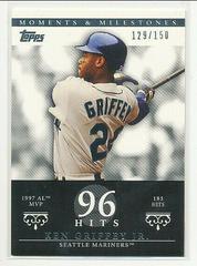 Ken Griffey Jr. [96 Hits] #47 Baseball Cards 2007 Topps Moments & Milestones Prices