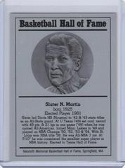 Slater Martin Basketball Cards 1986 Hall of Fame Metallic Prices