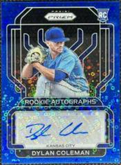 Dylan Coleman [Blue Donut Circles Prizm] #RA-DC Baseball Cards 2022 Panini Prizm Rookie Autographs Prices