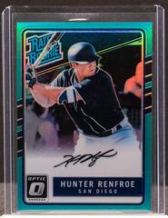 Hunter Renfroe [Aqua] Baseball Cards 2017 Panini Donruss Optic Rated Rookie Signatures Prices
