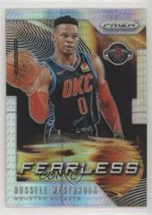 Russell Westbrook [Hyper Prizm] #4 Basketball Cards 2019 Panini Prizm Fearless Prices