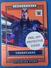 Undertaker [Orange] Wrestling Cards 2022 Panini Impeccable WWE Stainless Stars Prices