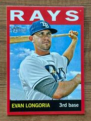 Evan Longoria [Red Border] #439 Baseball Cards 2013 Topps Heritage Prices