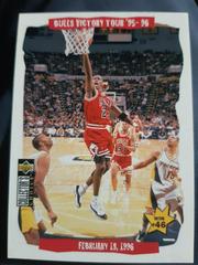 Bulls Victory Tour 95/96 win#46 #26 Basketball Cards 1996 Upper Deck Prices