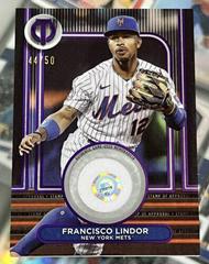 Francisco Lindor [Purple] #SOA-FL Baseball Cards 2024 Topps Tribute Stamp of Approval Prices