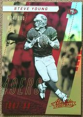 Steve Young [Spectrum Red] Football Cards 2017 Panini Absolute Prices