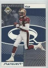 Jerry Rice [Blue] Football Cards 1998 Upper Deck UD Choice Starquest Prices