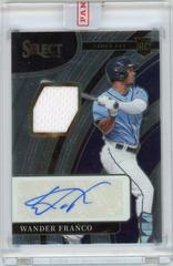 Wander Franco #RJA-WF Baseball Cards 2022 Panini Select Rookie Jersey Autographs Prices