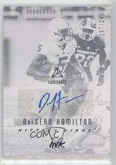 DaeSean Hamilton #RI-DAH Football Cards 2018 Panini Luminance Rookie Ink Autographs Prices